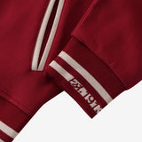 Delta All Crimson Cotton Varsity Jacket 2.0