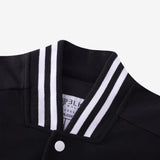 Delta Black & White Cotton Varsity Jacket 2.0