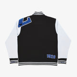 Zeta Black & White Cotton Varsity Jacket 2.0