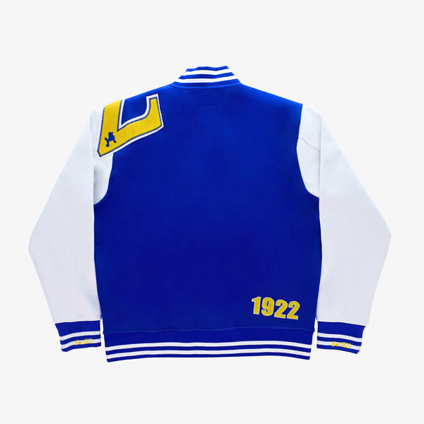 Top-Quality Black Cotton Varsity Jacket