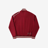 Delta All Crimson Cotton Varsity Jacket 2.0