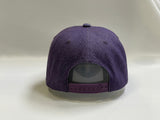4 Zipper Denim Purple Hat