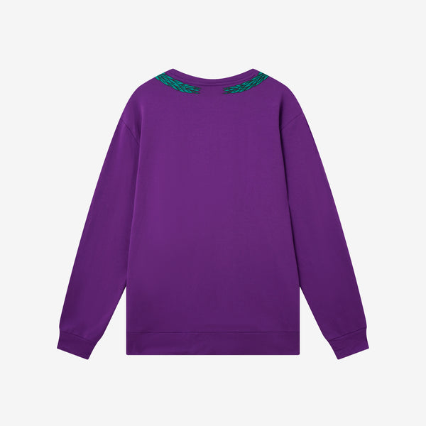 Laurel Wreath Purple Sweatshirt